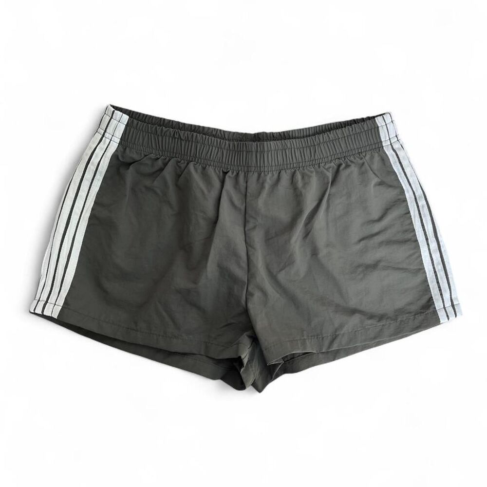 Olive Green and Cream Athletic Shorts Size M